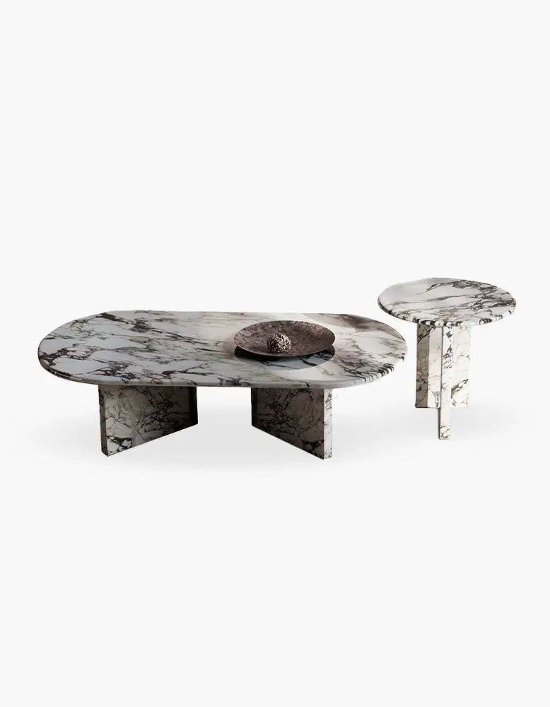 Goliah Coffee Table Set, Marble DC Concept