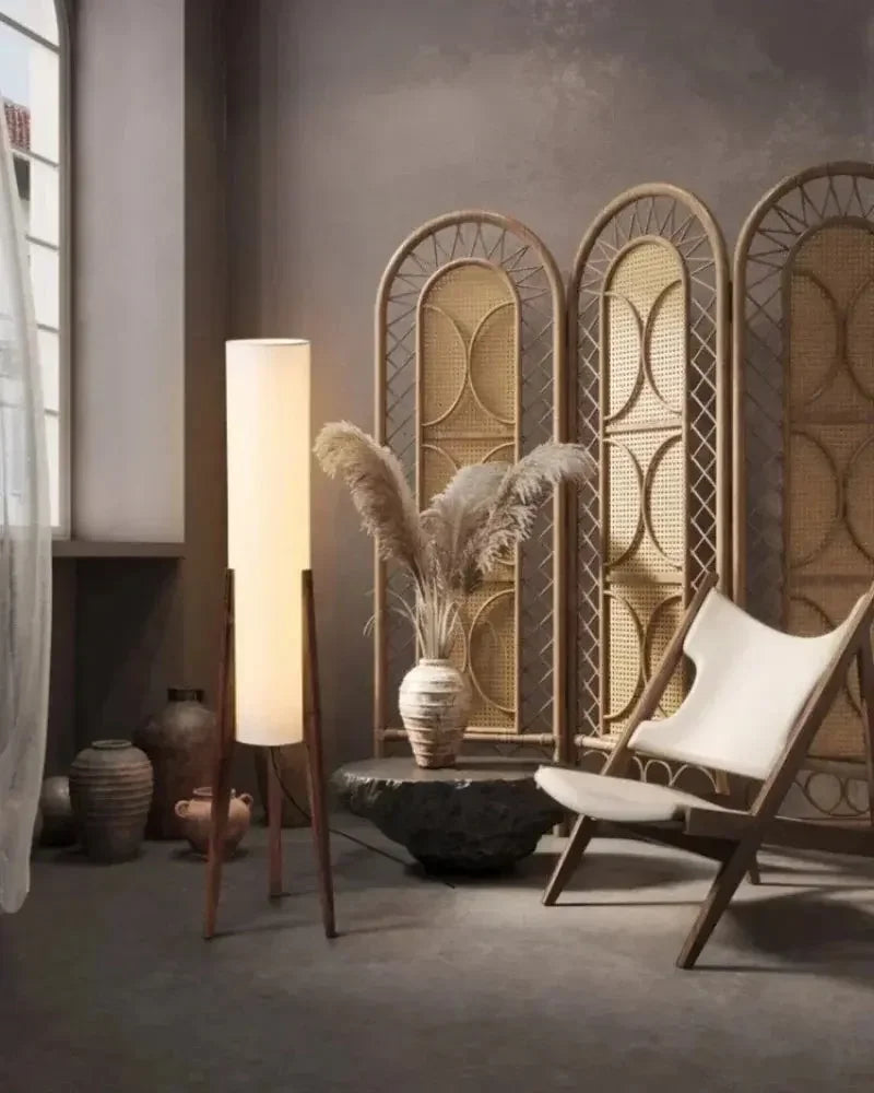 Nordic Retro Wood Floor Lamp - Refined Maison®