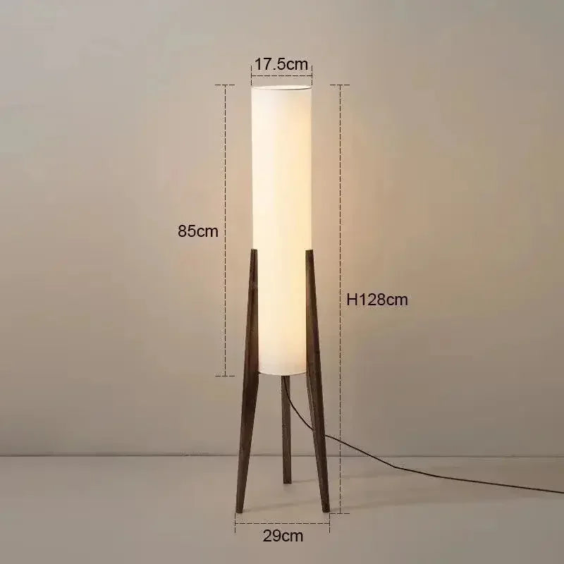 Nordic Retro Wood Floor Lamp - Refined Maison®