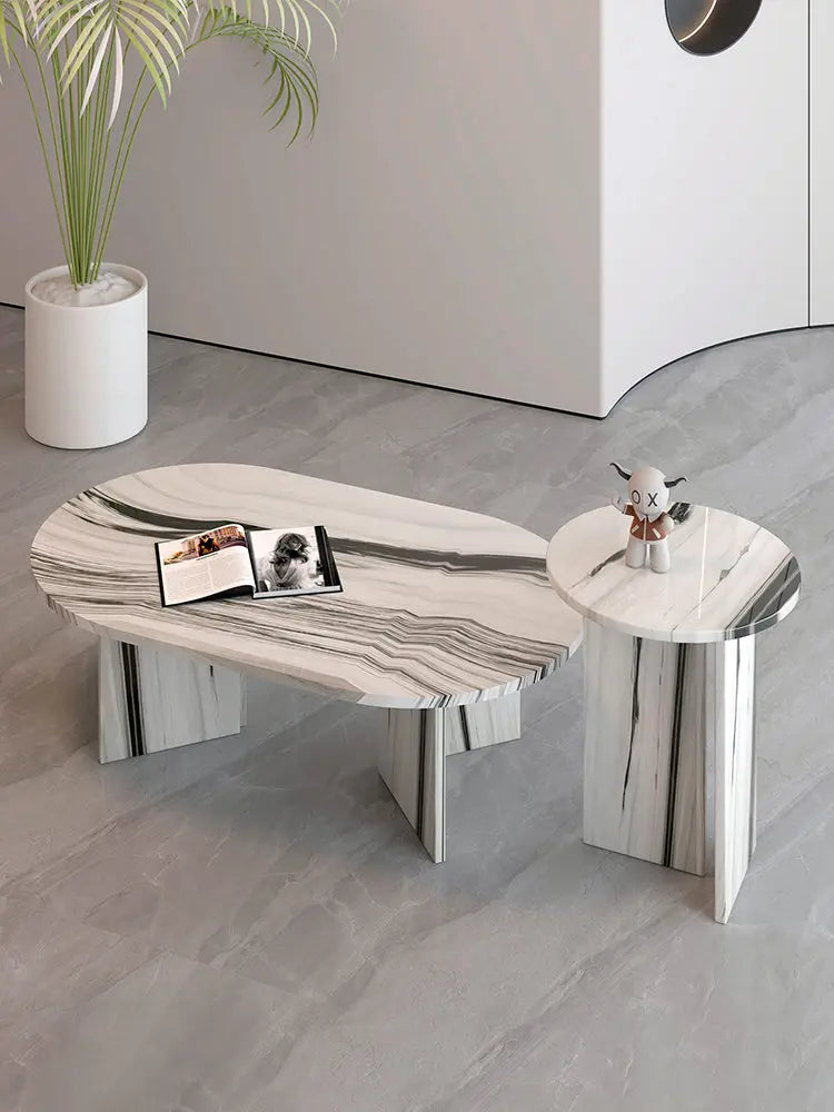 Goliah Coffee Table Set, Marble DC Concept