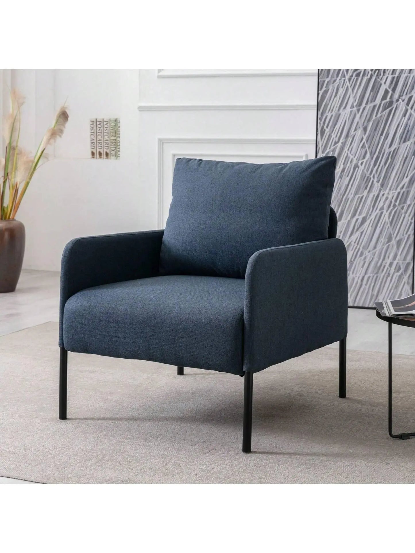 Gianna Accent Chair (Blue) - Refined Maison®