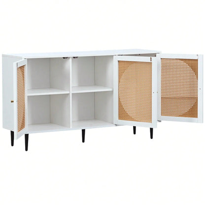 Ezra Sideboard with Rattan Doors - Refined Maison®