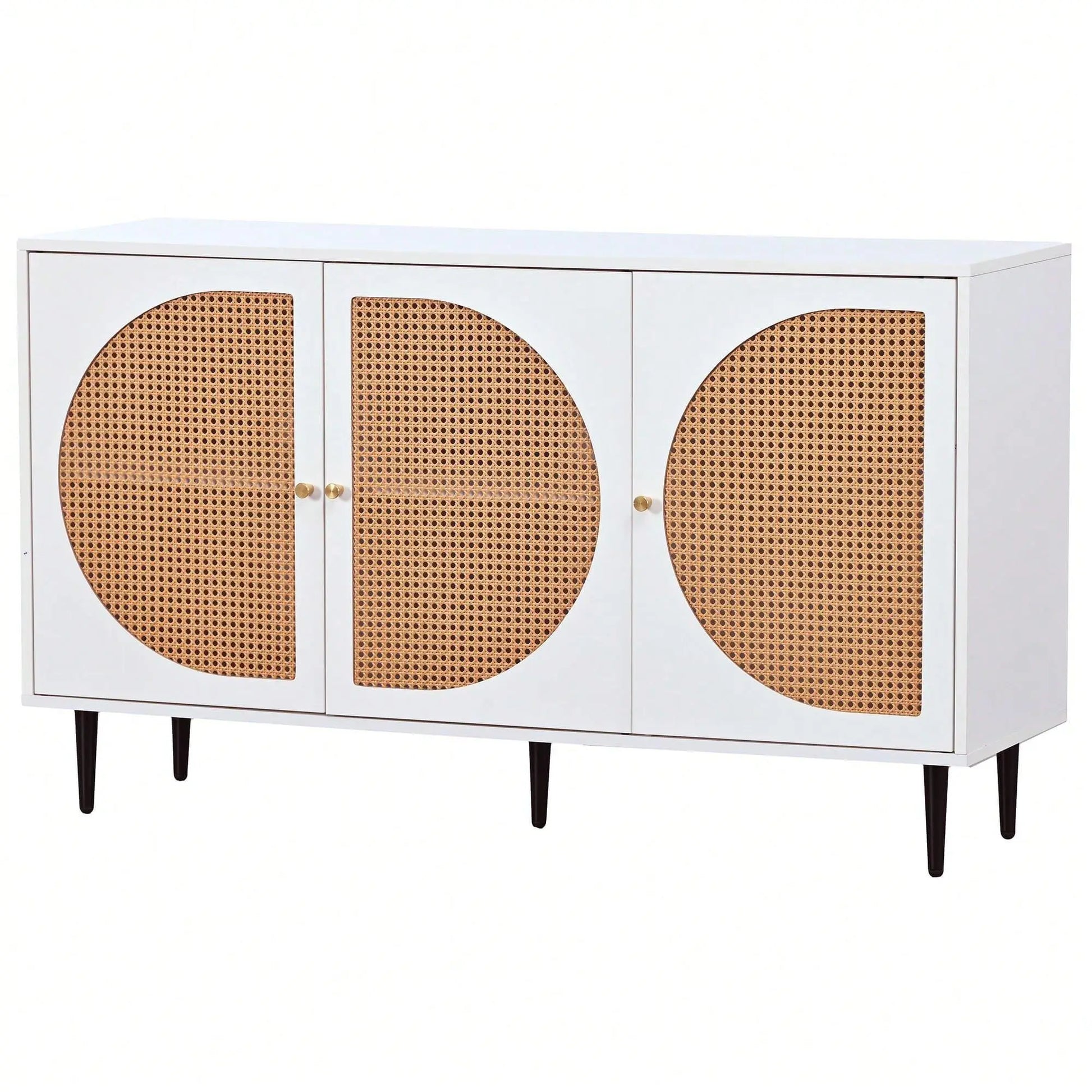 Ezra Sideboard with Rattan Doors - Refined Maison®