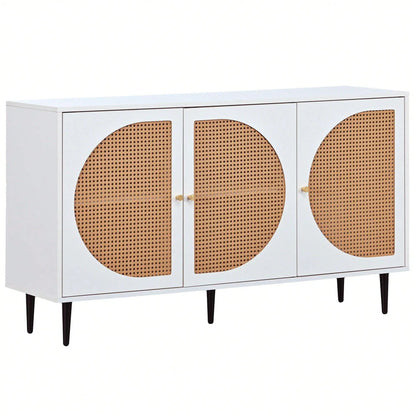 Ezra Sideboard with Rattan Doors - Refined Maison®