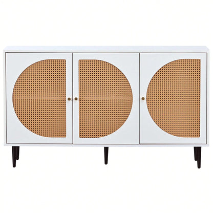 Ezra Sideboard with Rattan Doors - Refined Maison®