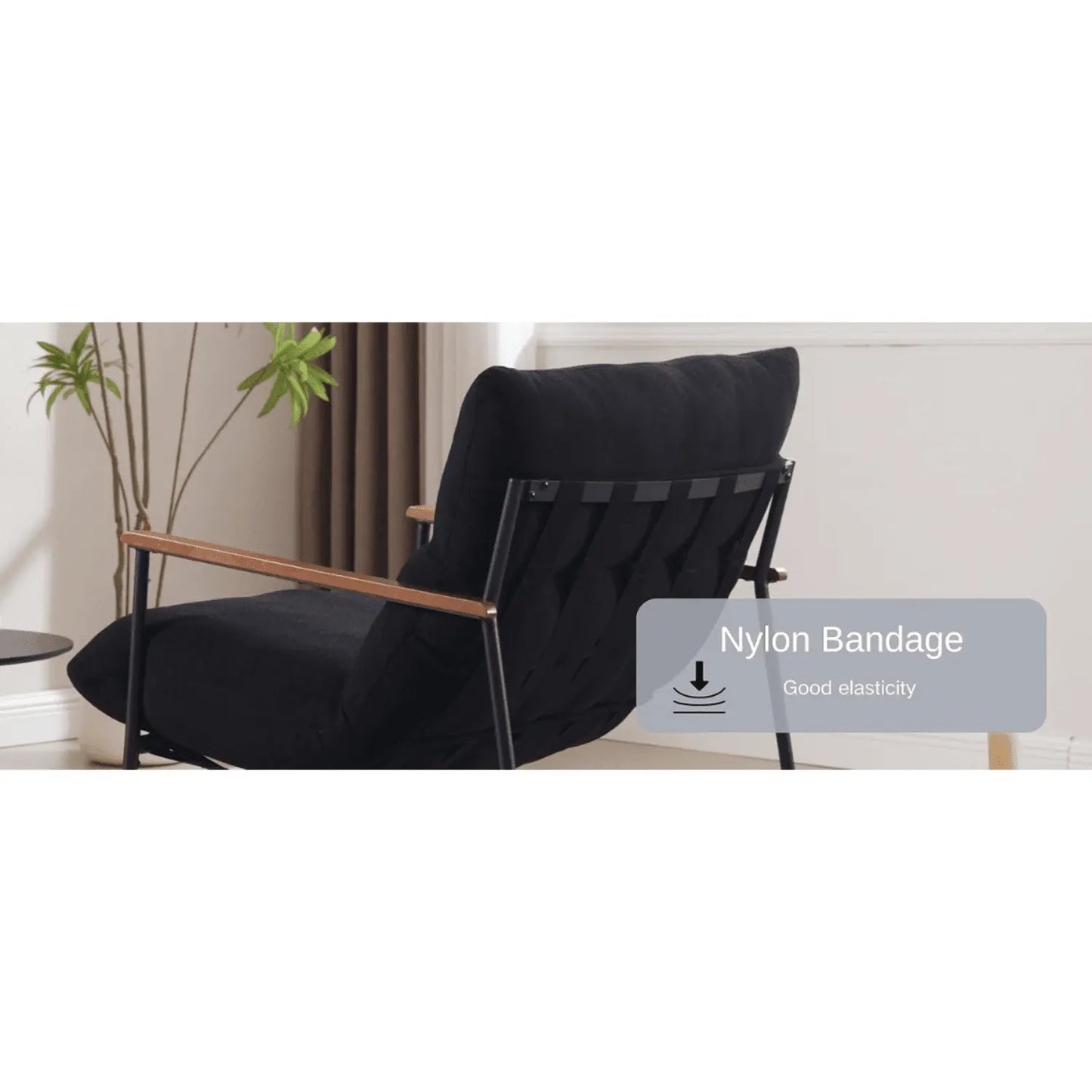 Isabella Accent Chair (Black) - Refined Maison®