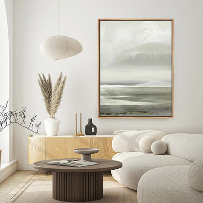 Lakes No2 Framed Printed Canvas Mala Art Co.