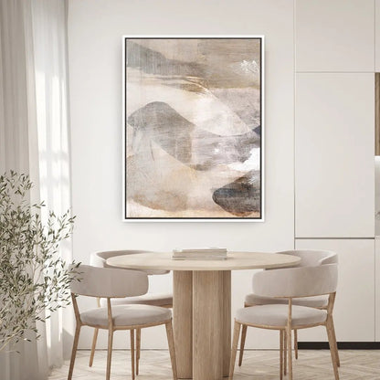 Layers 1 Framed Printed Canvas Mala Art Co.