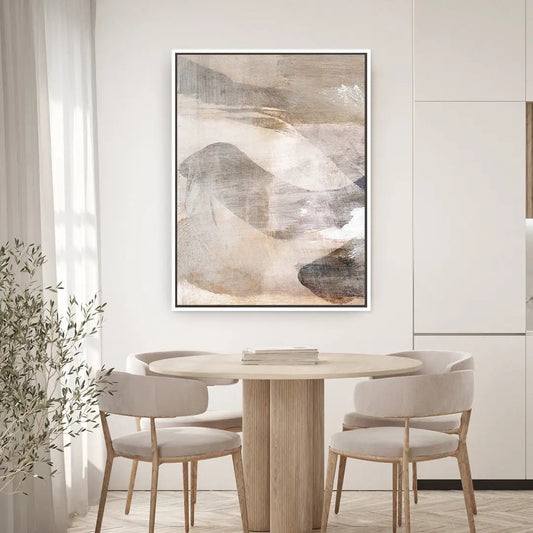 Layers 1 Framed Printed Canvas Mala Art Co.