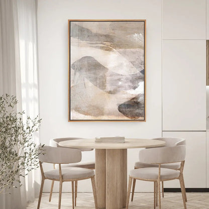 Layers 1 Framed Printed Canvas Mala Art Co.