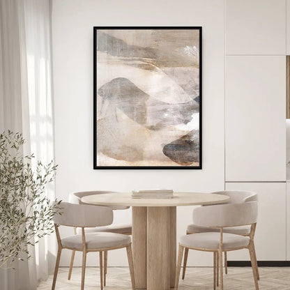 Layers 1 Framed Printed Canvas Mala Art Co.