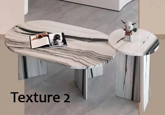 Goliah Coffee Table Set, Marble DC Concept