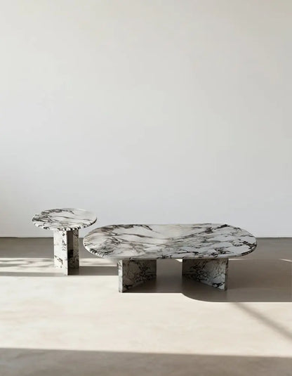 Goliah Coffee Table Set, Marble DC Concept
