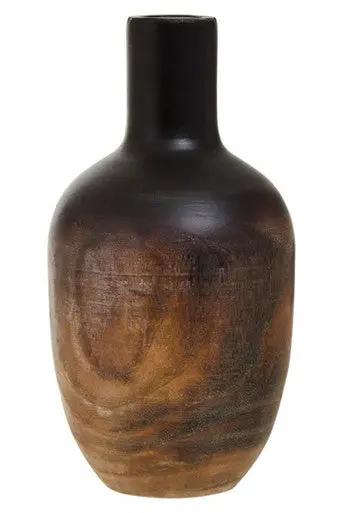 Arlo Large Wooden Ombre Vase Orsina