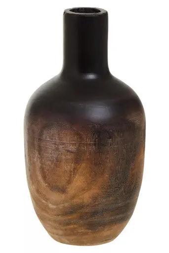 Arlo Large Wooden Ombre Vase Orsina