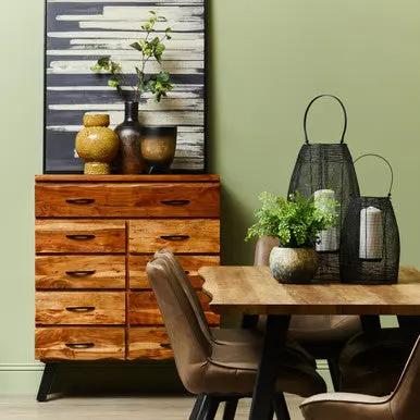 Arlo Large Wooden Ombre Vase Orsina