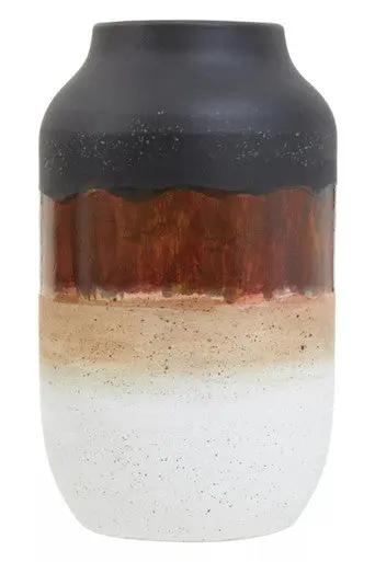 Domo Multi Colour Earthenware Vase Orsina
