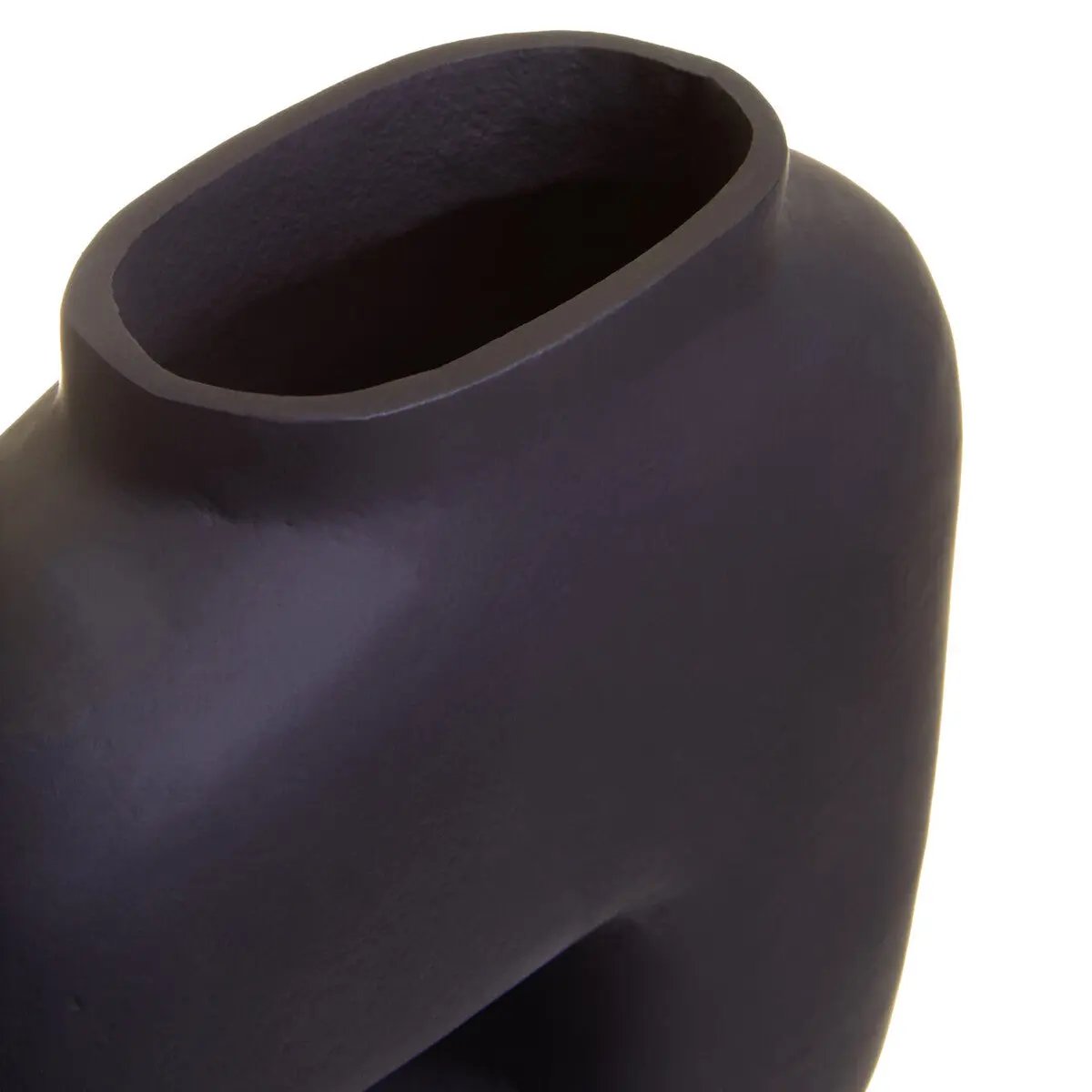 Hapax Abstract Small Black Vase Orsina