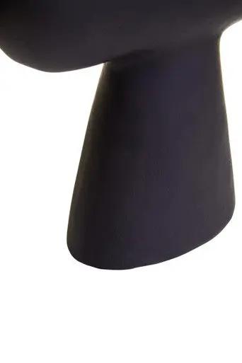 Hapax Abstract Large Black Vase Orsina