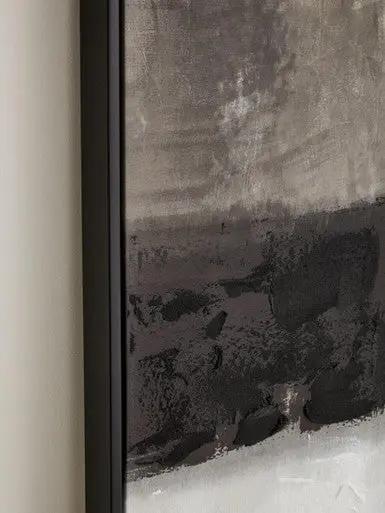 Astratto Monochrome Textured Canvas Wall Art Orsina