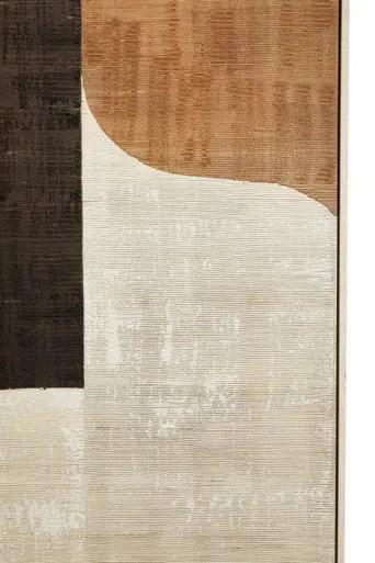 Astratto Neutral Abstract Textured Canvas Wall Art Orsina