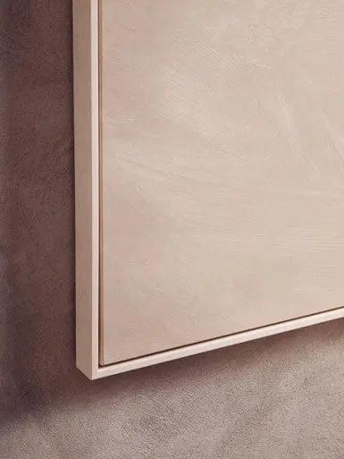 Astratto Canvas Natural And White Textured Plaster Wall Art Orsina
