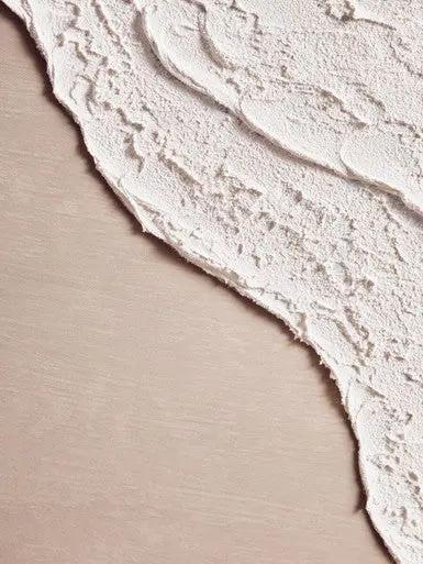 Astratto Canvas Natural And White Textured Plaster Wall Art Orsina