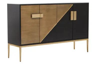 Davoli Black And Grey Sideboard Orsina