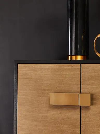 Davoli Black And Grey Sideboard Orsina