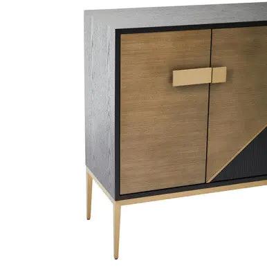 Davoli Black And Grey Sideboard Orsina