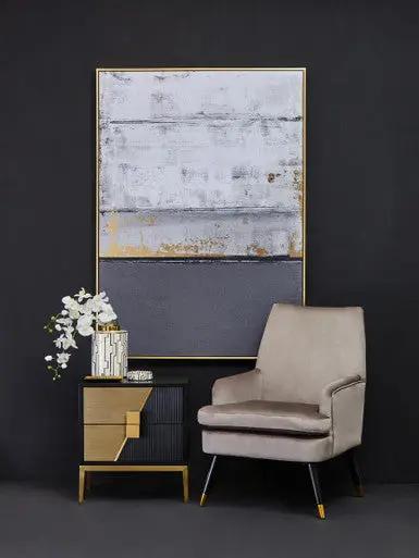 Davoli Two Drawer Side Table Orsina