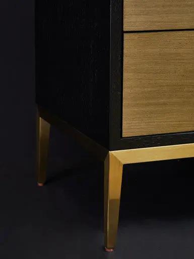 Davoli Two Drawer Side Table Orsina
