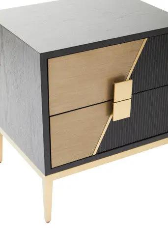 Davoli Two Drawer Side Table Orsina