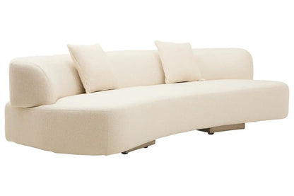 Ozzano Cream Linen Fabric 3 Seater Sofa Orsina