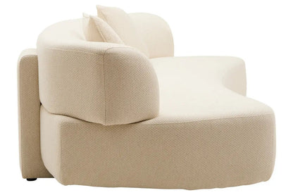 Ozzano Cream Linen Fabric 3 Seater Sofa Orsina