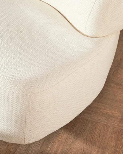 Ozzano Cream Linen Fabric 3 Seater Sofa Orsina