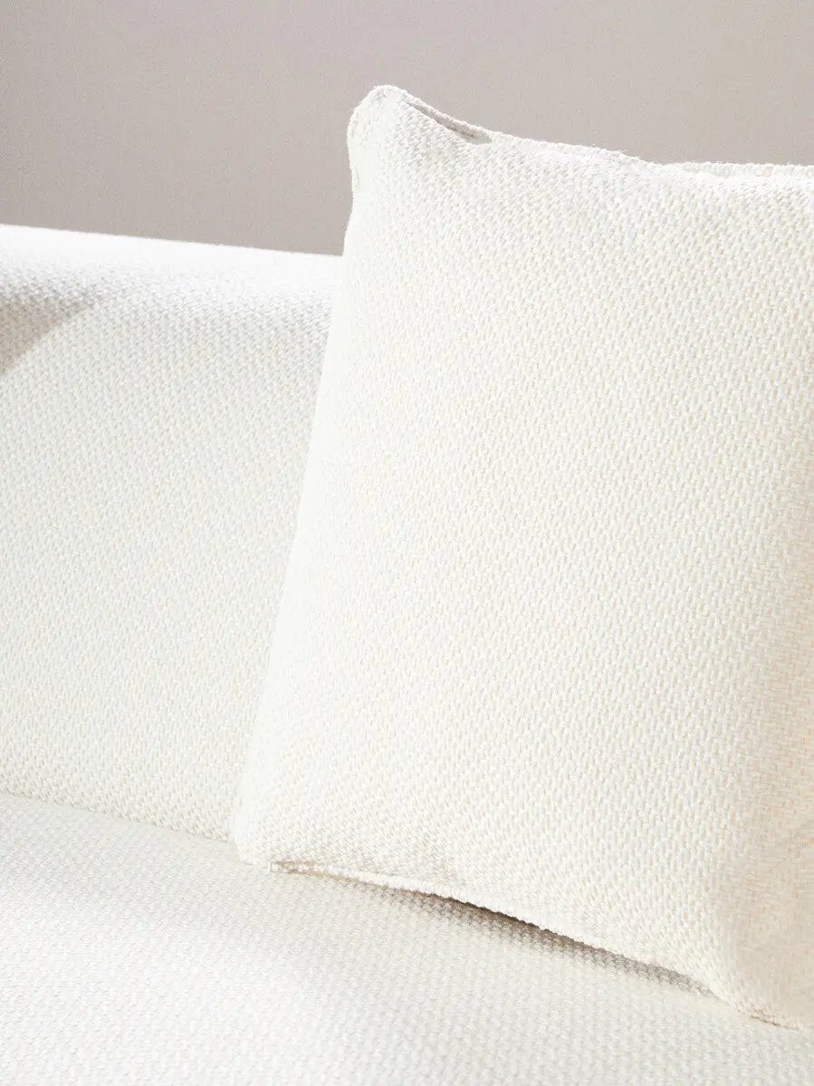 Ozzano Cream Linen Fabric 3 Seater Sofa Orsina