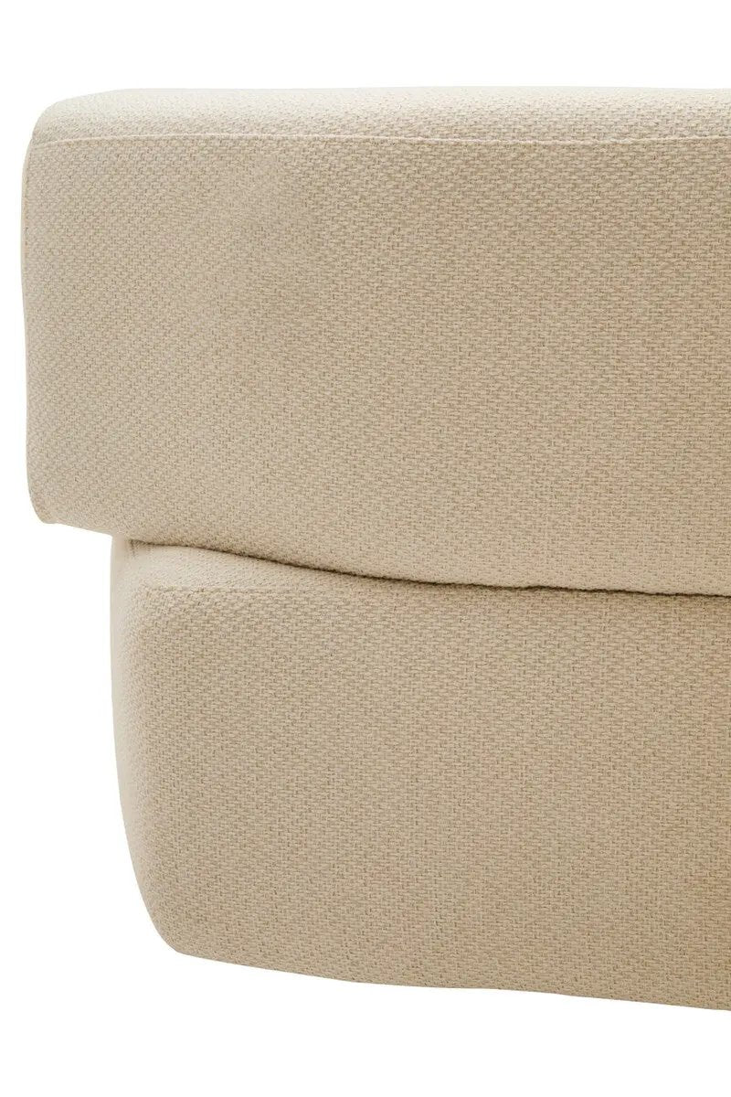 Ozzano Cream Linen Fabric 3 Seater Sofa Orsina