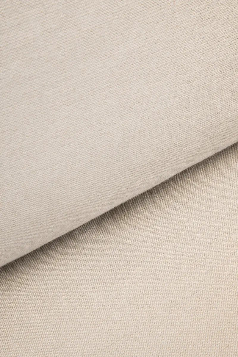 Troyes Cream Three Seat Right Chaise Sofa Orsina