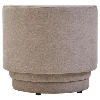 Drake Chenille Effect Curve Taupe Chair Orsina