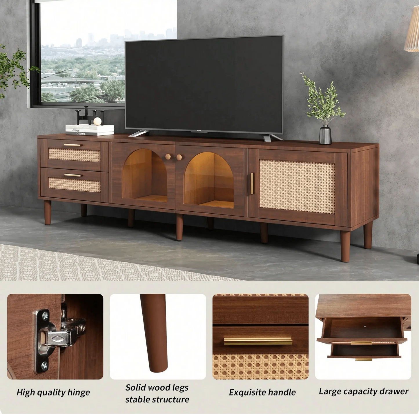 Ellis TV Stand Cabinet - Refined Maison®