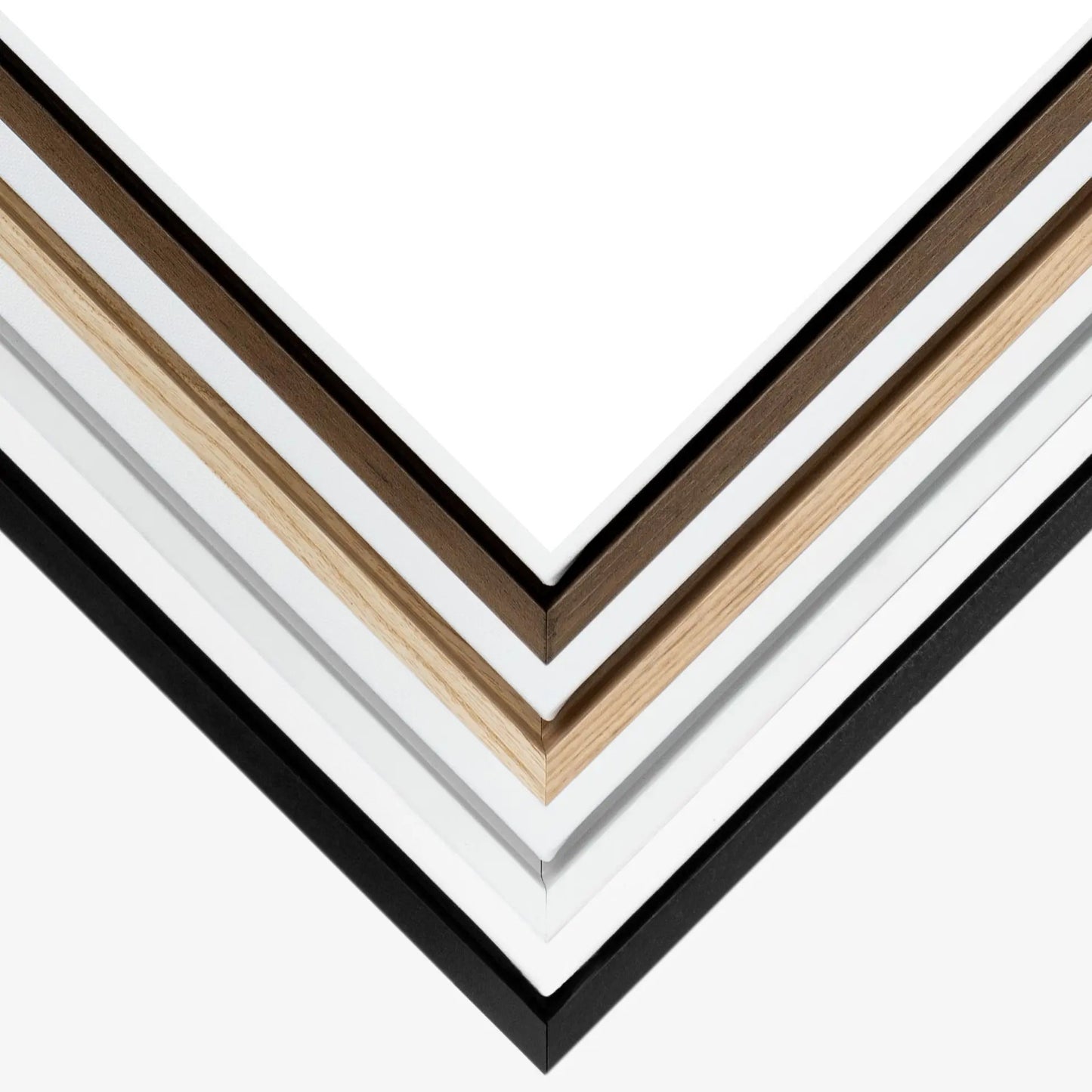 Layers 1 Framed Printed Canvas Mala Art Co.