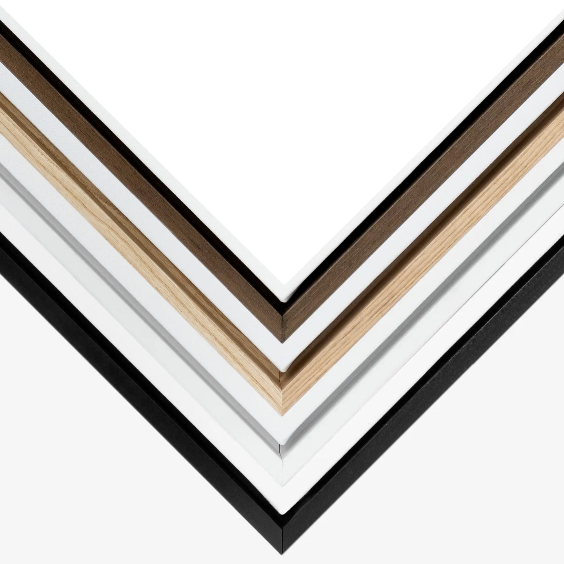 Layers 1 Framed Printed Canvas Mala Art Co.