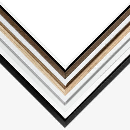 Layers 1 Framed Printed Canvas Mala Art Co.