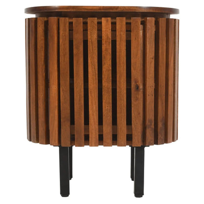 Compton Mango Wood Bedside Table Verty Furniture