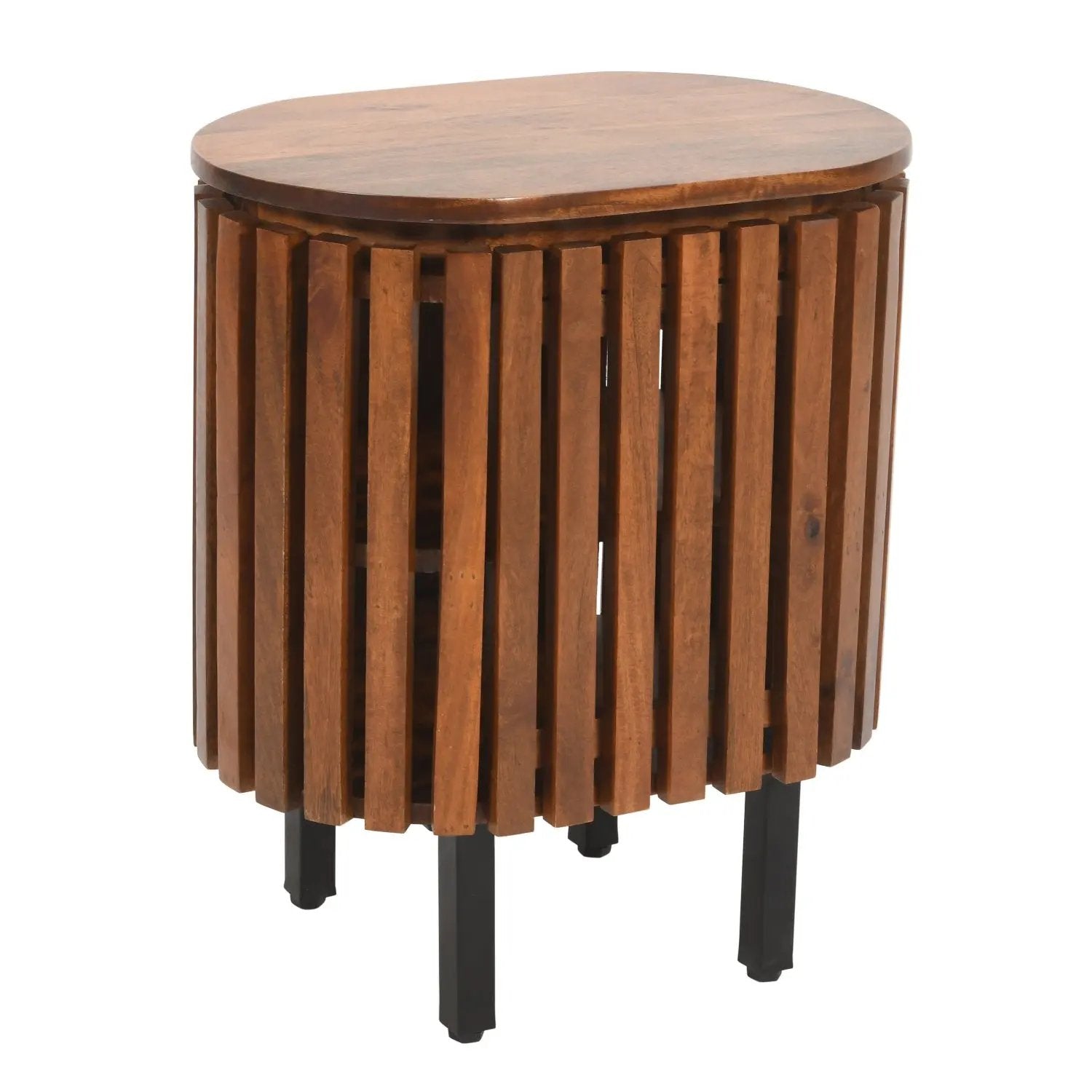 Compton Mango Wood Bedside Table Verty Furniture
