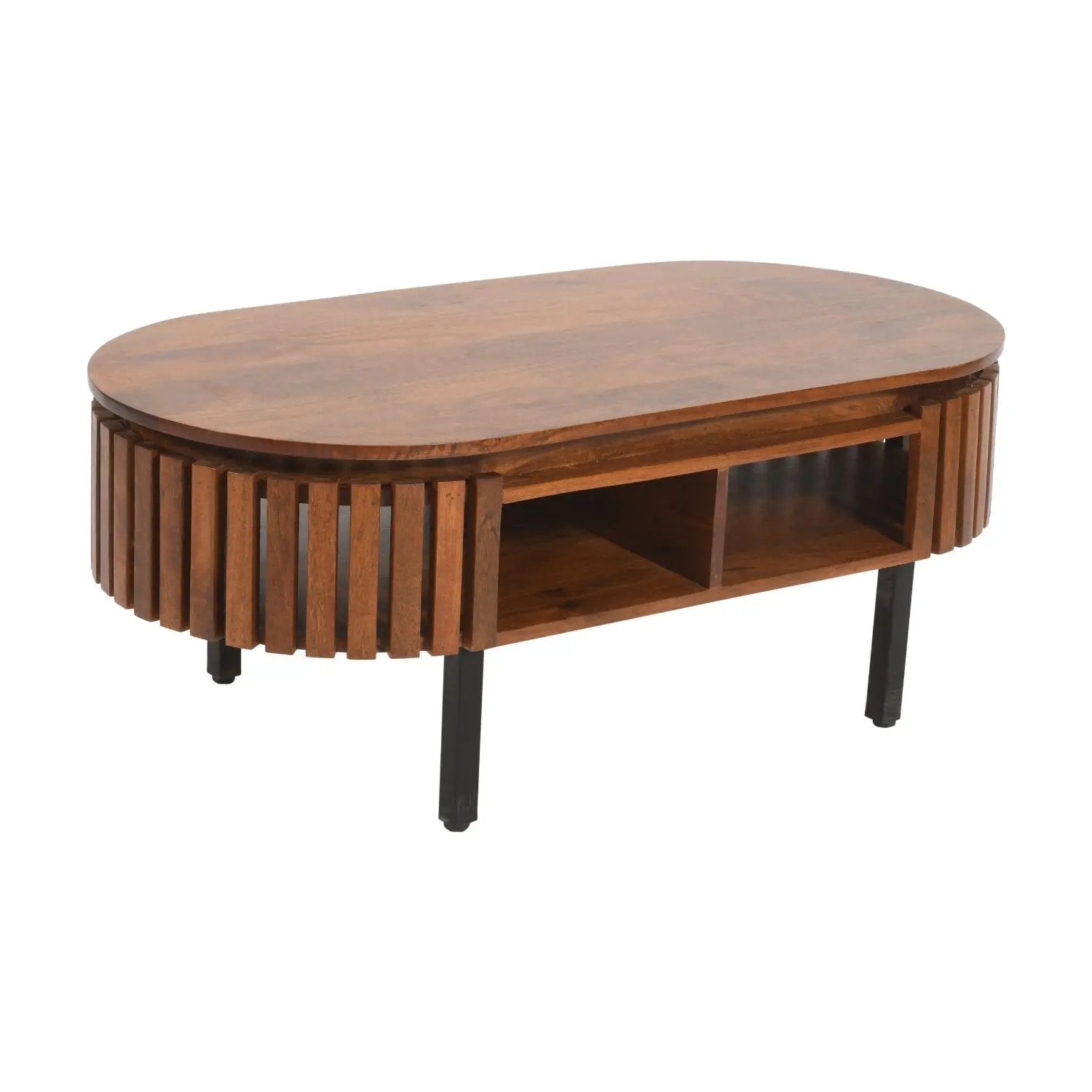Compton Mango Wood Rectangular Coffee Table Verty Furniture