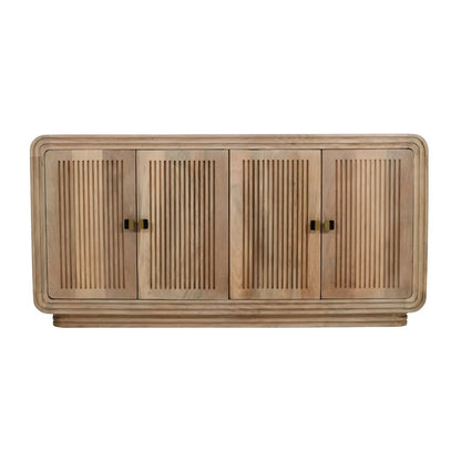 Preston Mango Wood 4 Doors Large Sideboard Verty Furniture