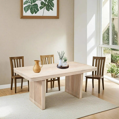 Preston Mango Wood Dining Table Verty Furniture