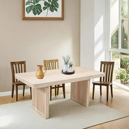 Preston Mango Wood Dining Table Verty Furniture